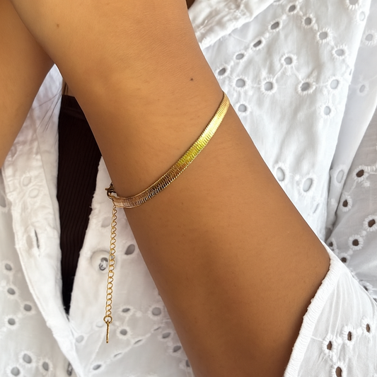 boho Charm Bracelet worn by woman – daily wear – Febae