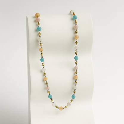 Pastel Harmony Bead Necklace