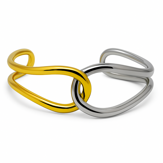 Twine of Gold & Silver Bracelet