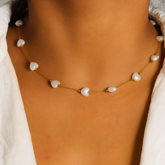 Heartstrings Pearl Necklace