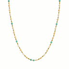 Pastel Harmony Bead Necklace in 18K PVD gold by Febae