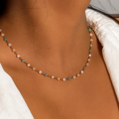 Pastel Harmony Bead Necklace