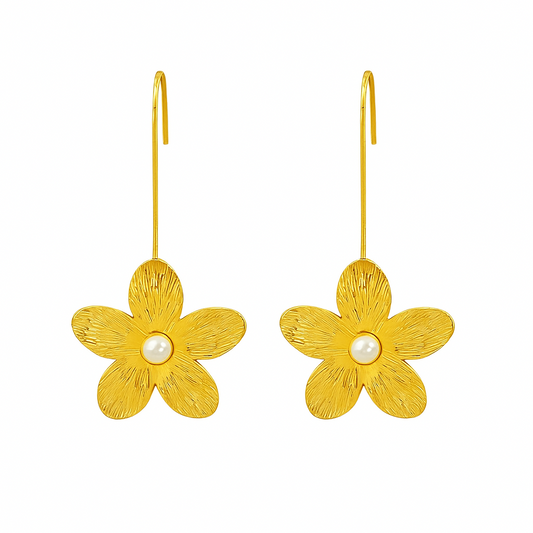 Golden Bloom Earrings