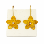 Golden Bloom Earrings in 18K PVD gold by Febae – view 3