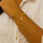 Serene Stone Bracelet in 18K PVD gold by Febae – view 2