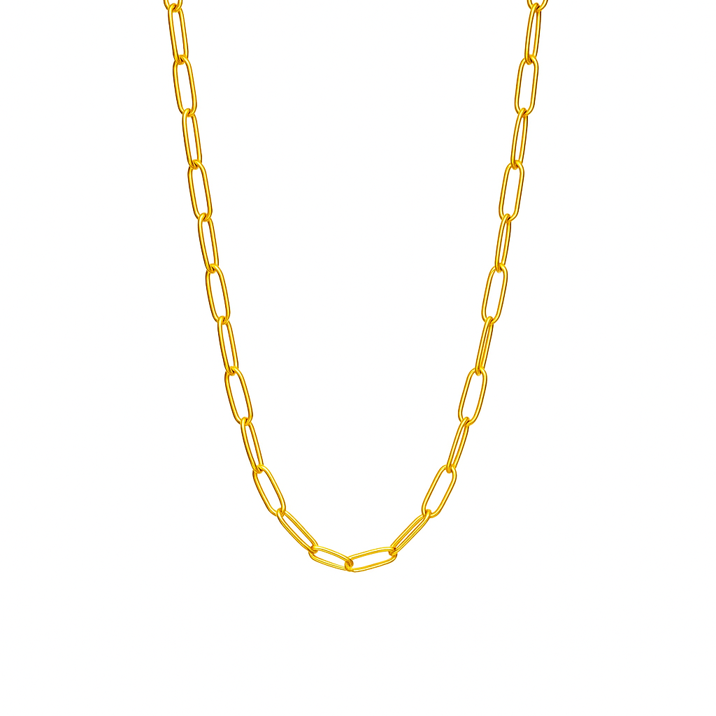 Luna Link Necklace in 18K PVD gold by Febae