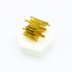 Molten Drape Ring in 18K PVD gold by Febae – view 3